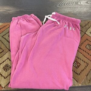 PINK Victoria's Secret Fuchsia Joggers